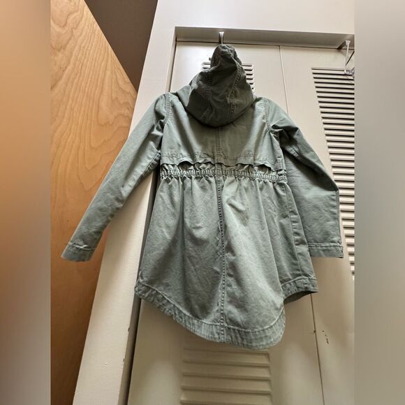 OLD NAVY ARMY GREEN UTILITY JACKET SIZE XL (14) - Picture 7 of 9